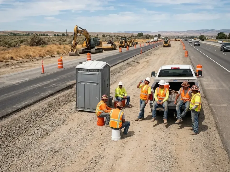highway-road-construction-crew-007 — frequently asked questions, Porta Potty and Restroom Rentals in San Miguel, CA
